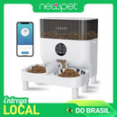Dispensador automático de ração para cães e gatos Com tigelas duplas bidi